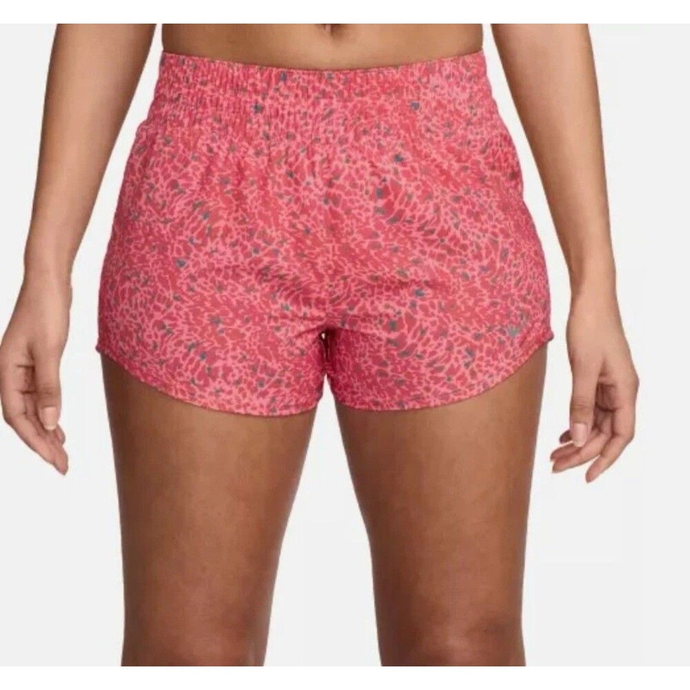Medium New Nike Women's One Dri-FIT Mid-Rise 3" Brief-Lined Shorts New With Tags